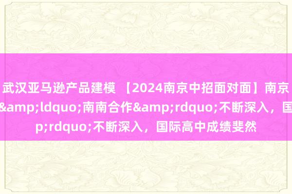 武汉亚马逊产品建模 【2024南京中招面对面】南京大学附属中学：&ldquo;南南合作&rdquo;不断深入，国际高中成绩斐然